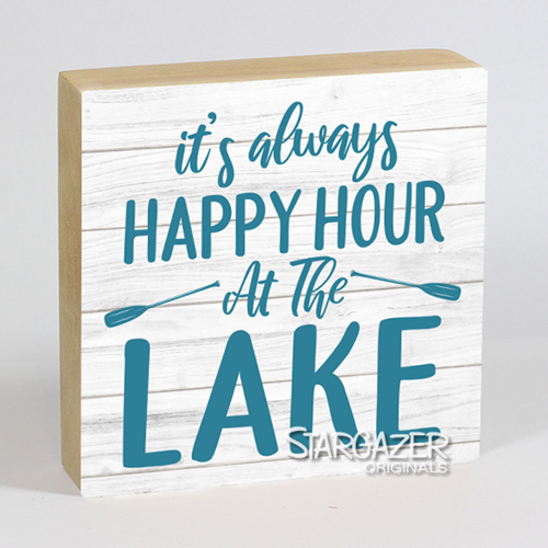 4"x4" Happy Hour Lake