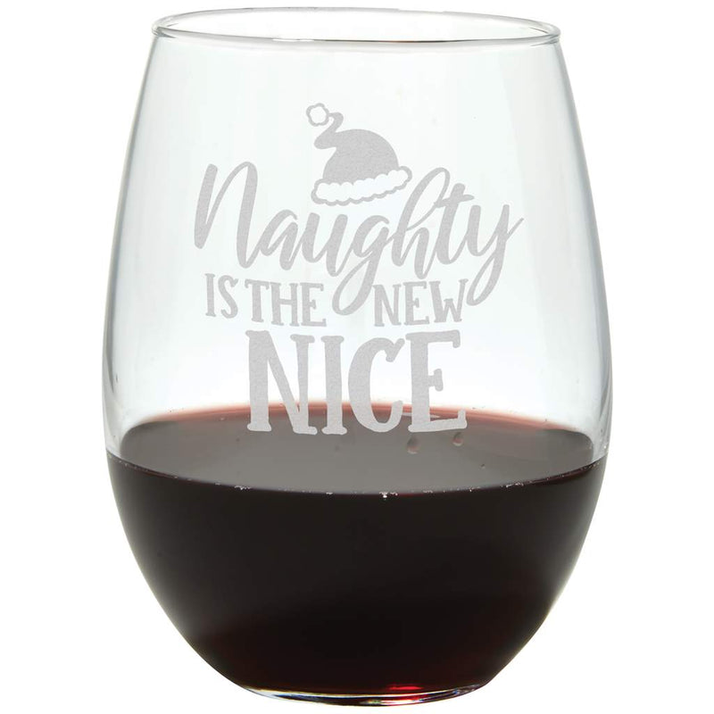 Naughty Wine Glass 17oz