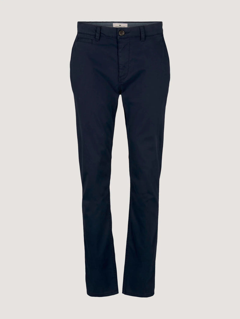 TOM TAILOR Slimfit Pantaloni chino 'Travis' in Grigio Chiaro TOM TAILOR Slimfit Pantaloni chino 'Travis' in Grigio Chiaro