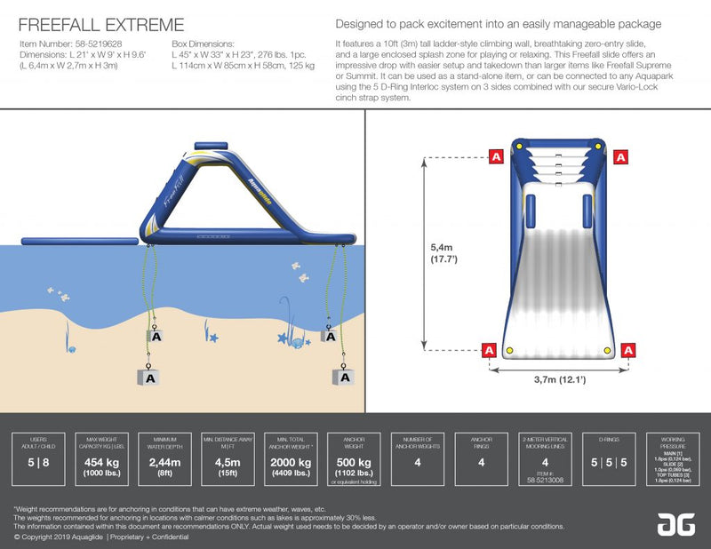 Aquaglide Freefall ™ Extreme