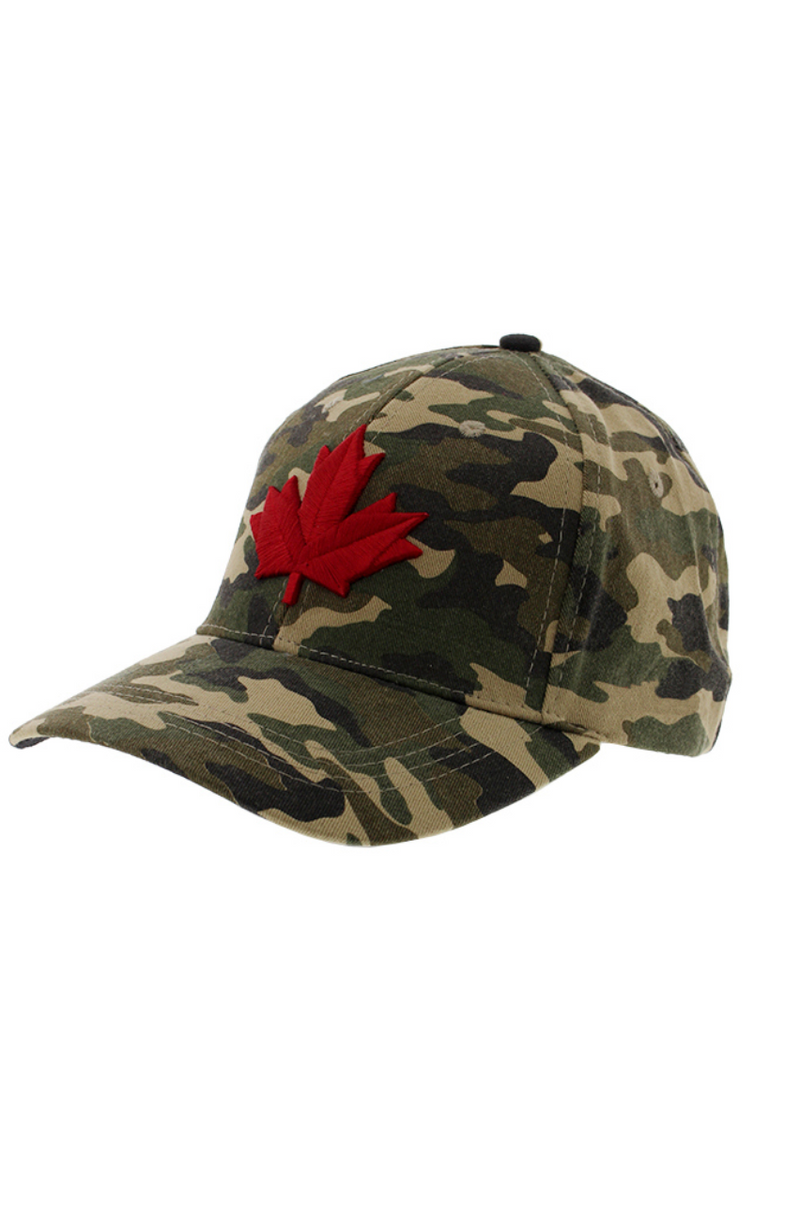 Canada Adult Baseball Cap- CAMO