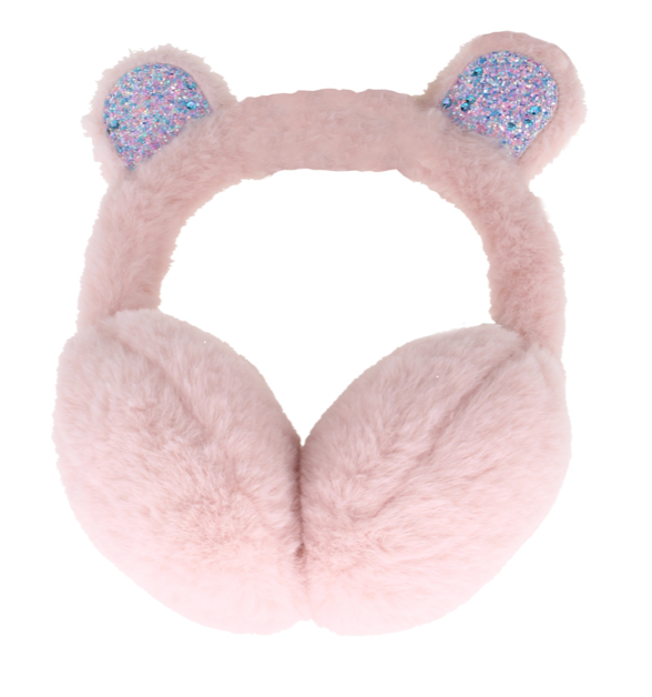 Girls Critter Ear Muffs Bear