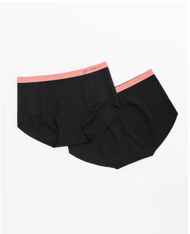 ZYIA Black Banded Underwear 2PK – 89 Main Modern Merchant