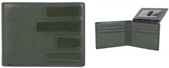 Buffalo Genuine Leather Wallet - Green