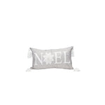 Noel Embroidered Tassel Cushion