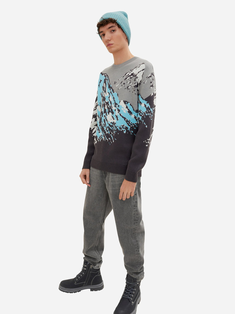 Tom Tailor Relaxed Jacquard Knit Pullover