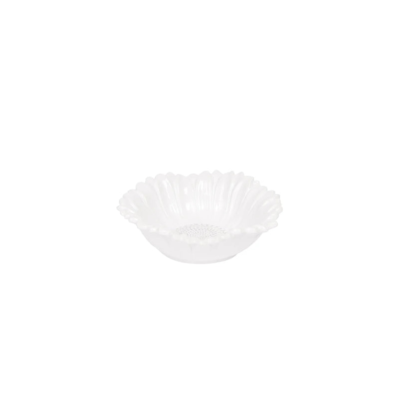 Sunflower Serving Bowl White