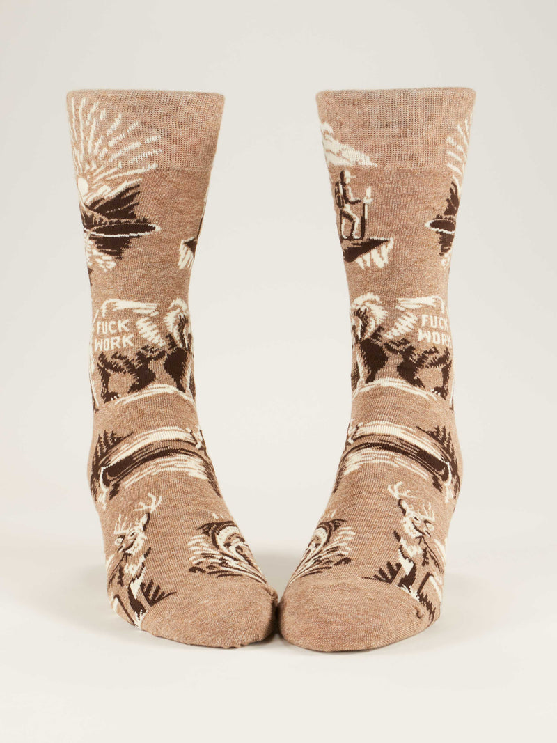 Fuck Work M-Crew Socks