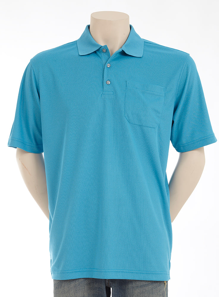 Men’s Pique Polo with Chest Pocket