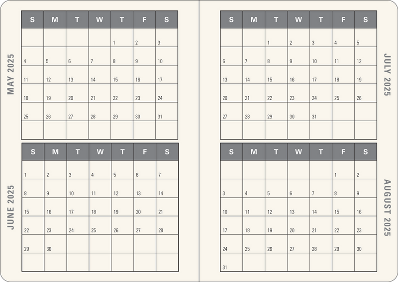 2025 SM CALENDAR MUSHROOMS