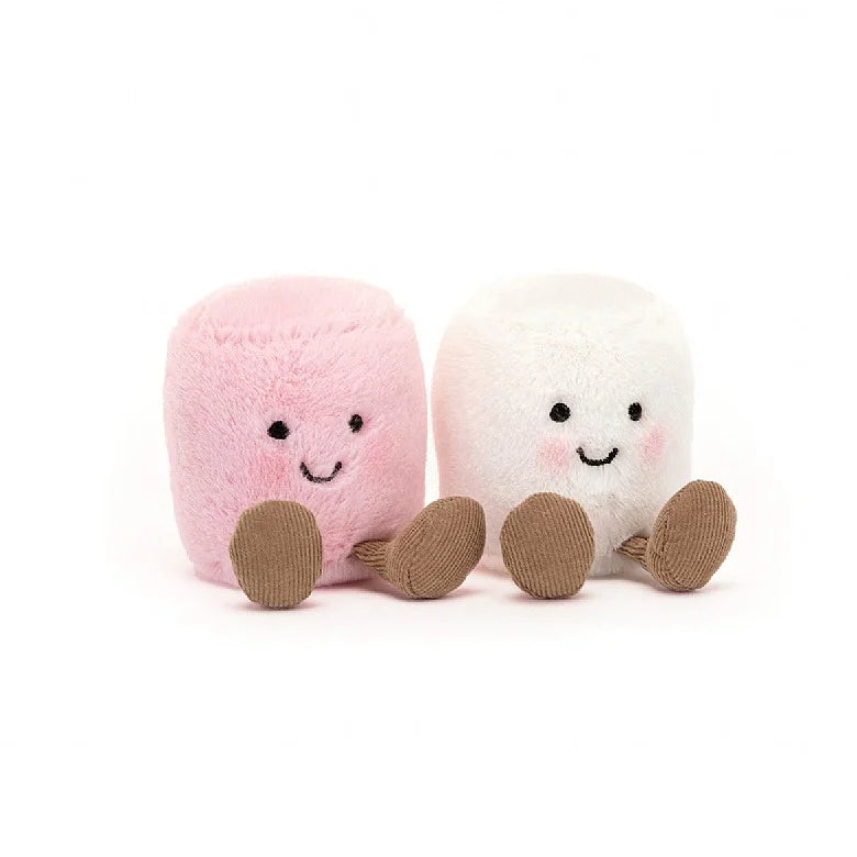 We Are Amuseable Pink And White Marshmallows