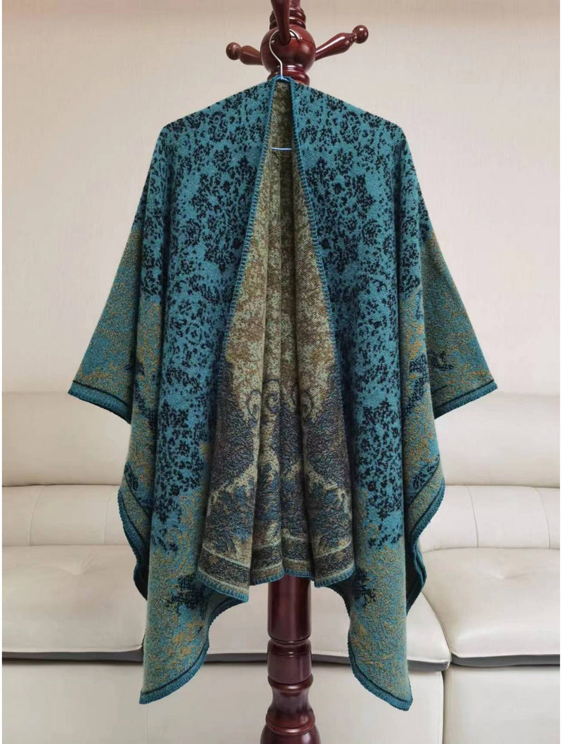 Soft Abstract Patterned Shawl