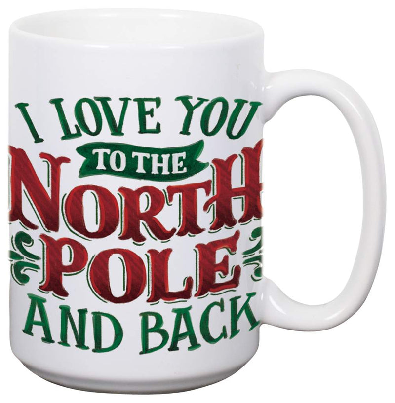 North Pole & Back Christmas Mug 14 oz