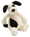 Bashful Black and Cream Puppy Original Medium