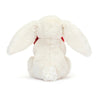 Bashful Red Love Heart Bunny Original