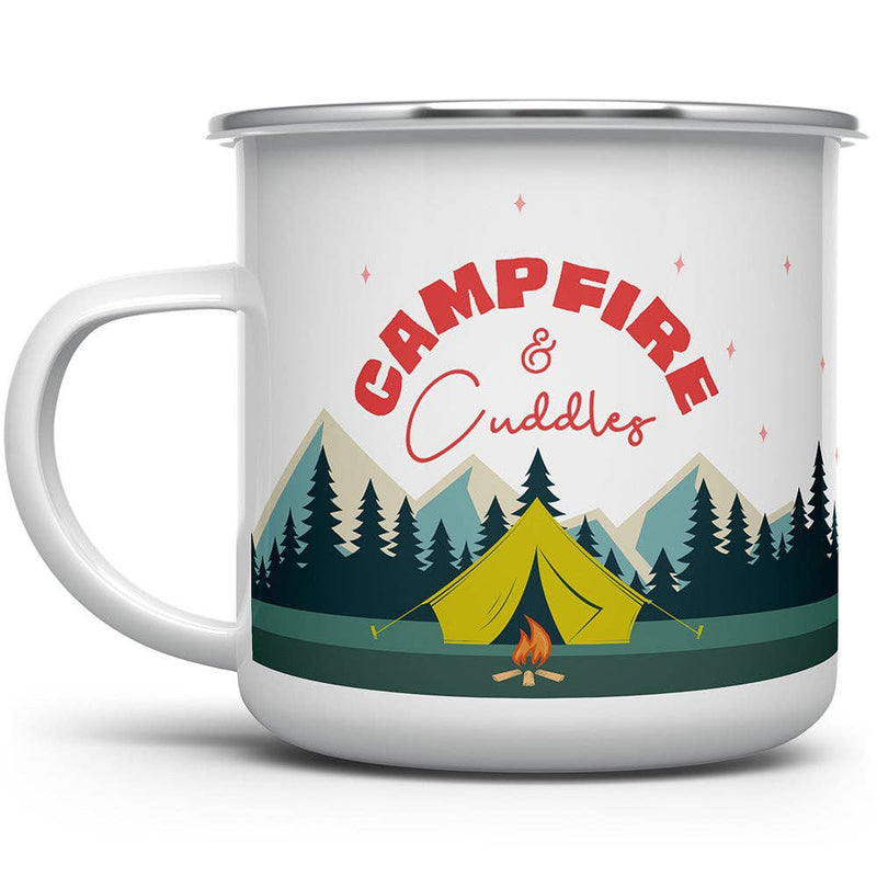 Campfire and Cuddles Camping Mug