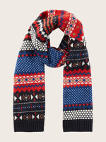 Tom Tailor Knitted Patterned Scarf