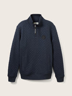 Troyer quilted sweater
