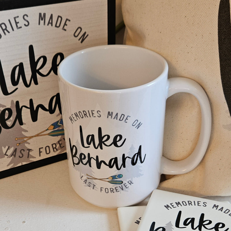15 oz Mug - Memories are made on Lake Bernard
