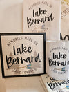 Lake Bernard Plaque