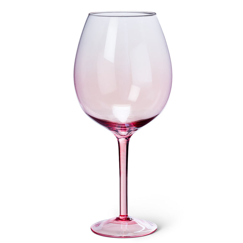 Wine Glass-Pink Iris