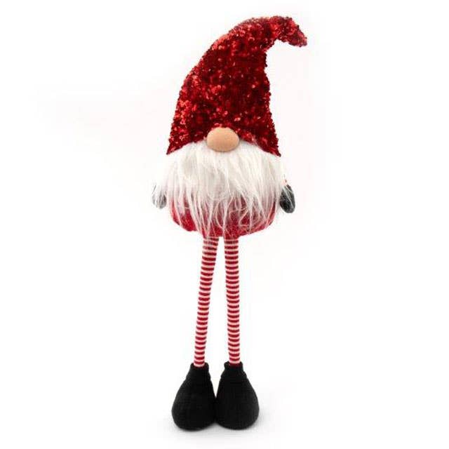 71cm Standing Red Sequin Christmas Gnome