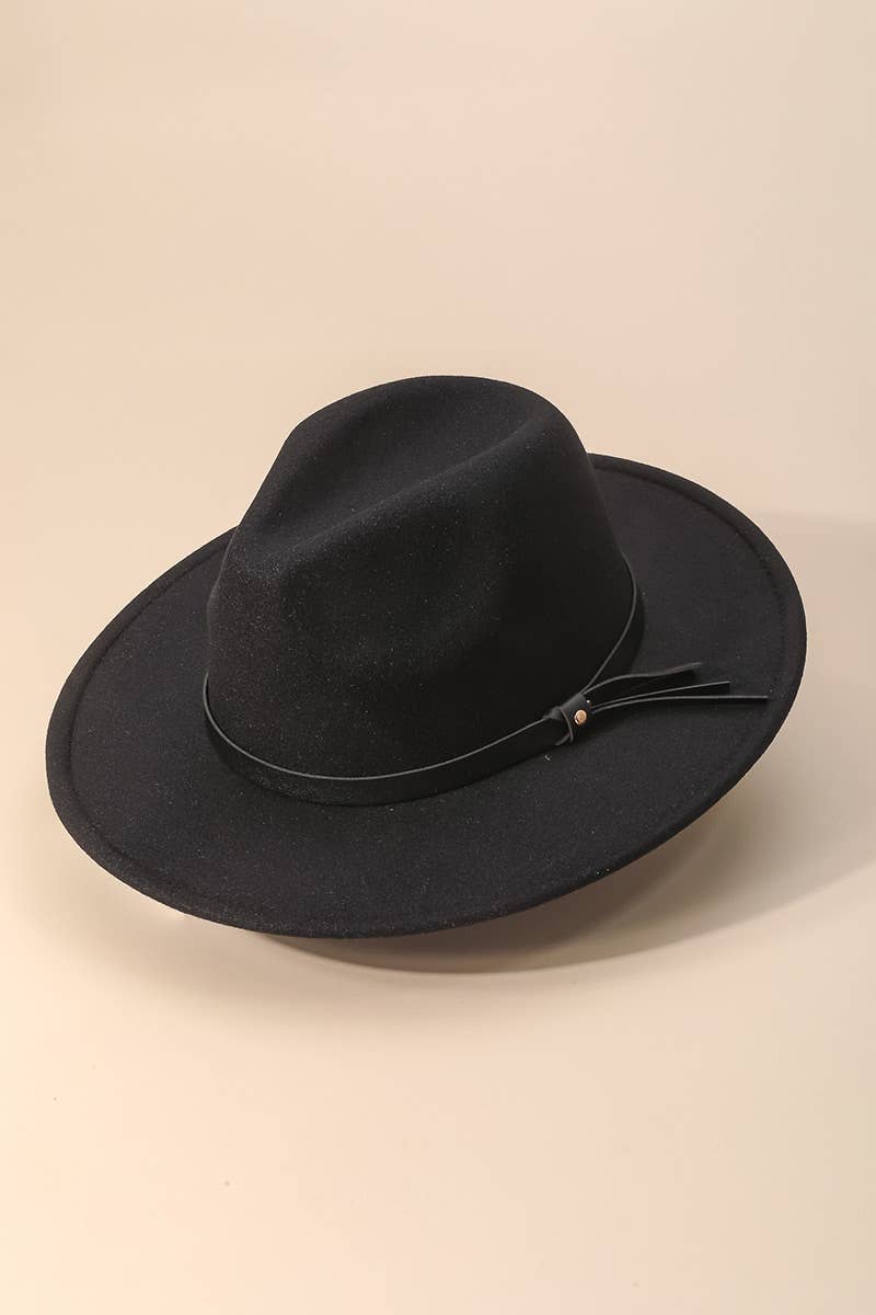 Thin Strap Fashion Fedora Hat