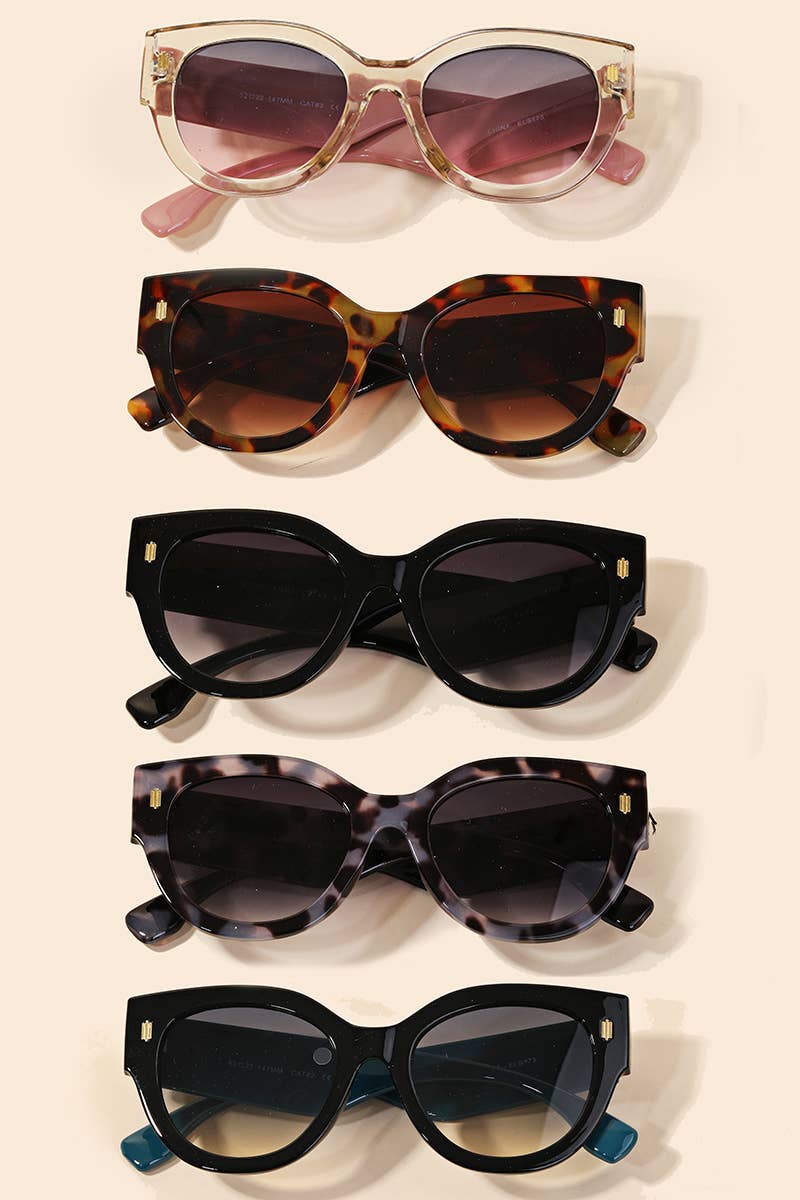Acetate Frame Sunglasses Set