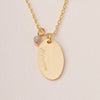 Stone Intention Charm Necklace - Labradorite/Gold