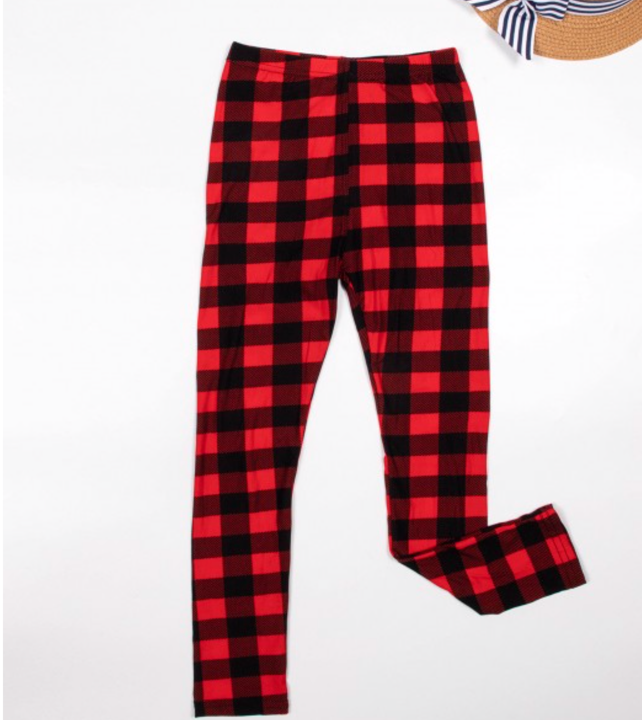 Kids plaid leggings discount