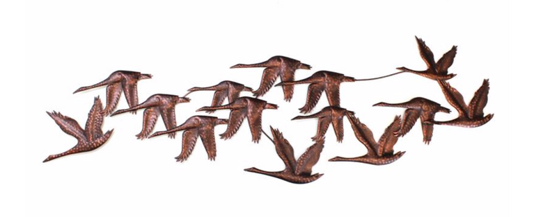 Bronze Flying Geese