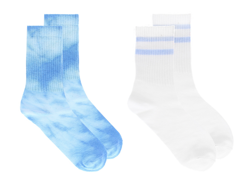 Ladies Tie Dye Sport Socks