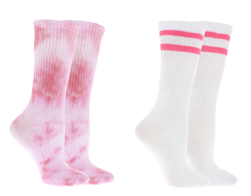Ladies Tie Dye Sport Socks