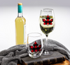 Check Maple Leaf Wine Glass