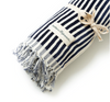 The Beach Towel - Lauren's Navy Stripe