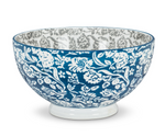 Deep Porcelain Bowl BLU/GRY