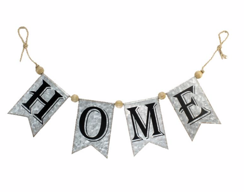 Rustic Banner "HOME"