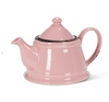 Enamel Look Teapot Pink