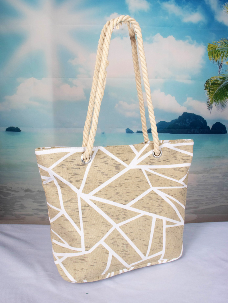 Abstract Canvas Tote