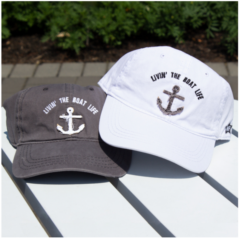 Boat Life Unisex Hat WHT