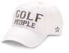 Golf People - White Adjustable Hat