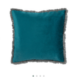 Velvet Fringe Pillow