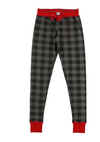 Grey Plaid Women's PJ Legging