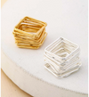 15 Thin Stackable Square Rings