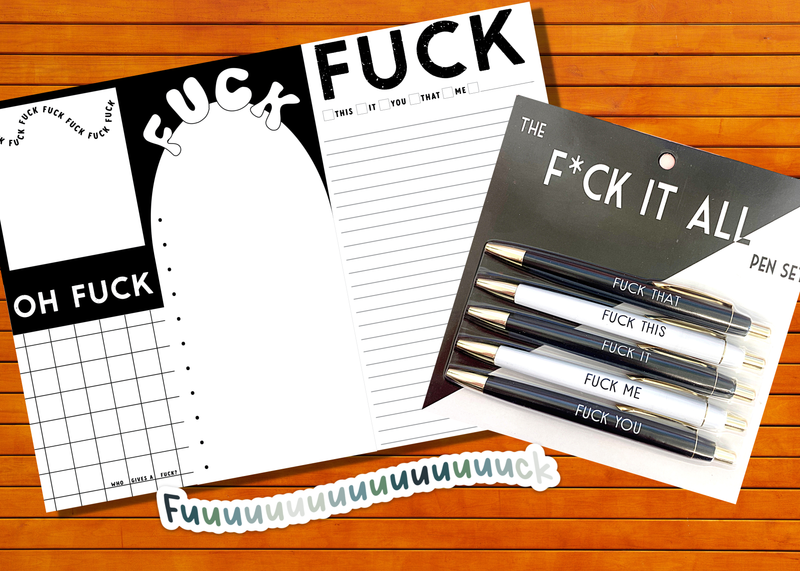 F*ck It All GIFT SET! (funny, gifting)