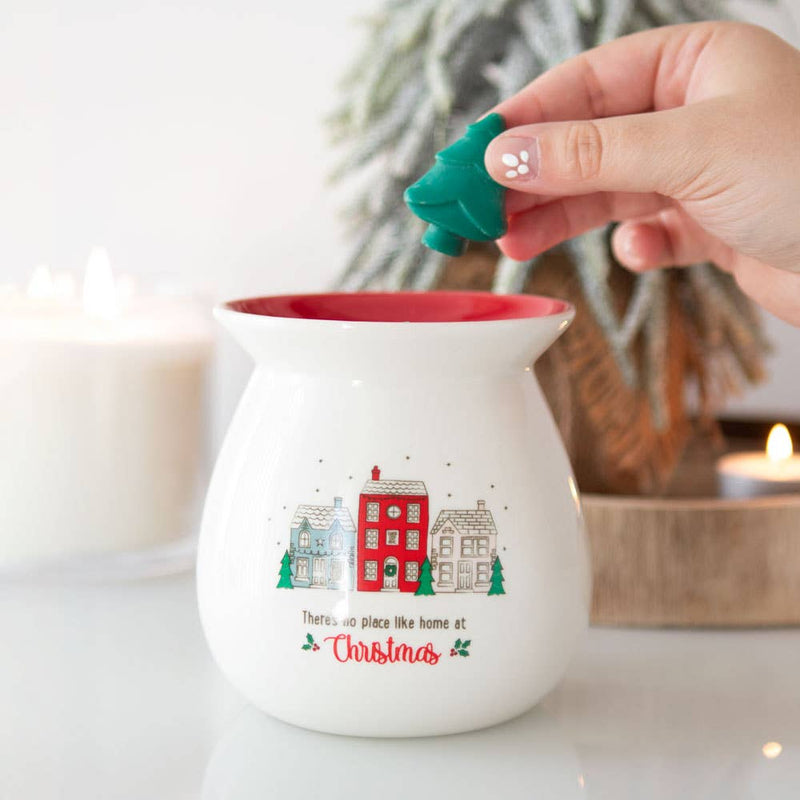 No Place Like Home Christmas Wax Melt Burner Gift Set