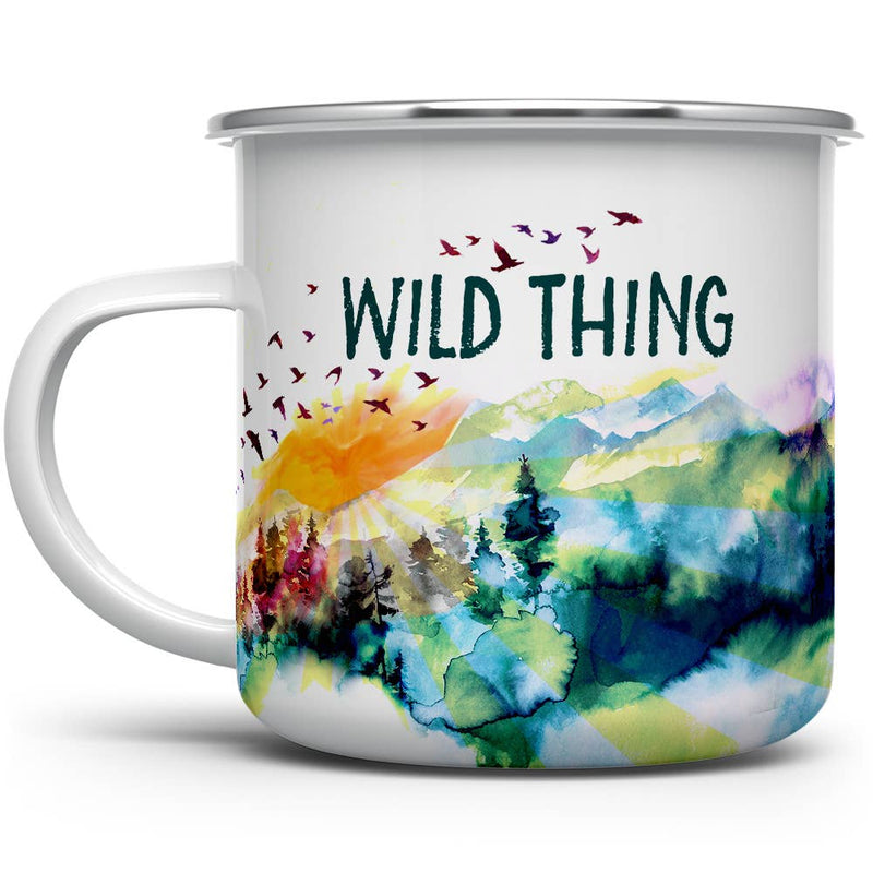 Wild Thing Campfire Camping Mug, Outdoor Nature Lover Gifts