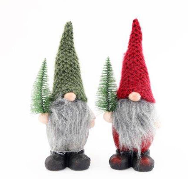 26cm Knitted Hat Christmas Gnome Decoration