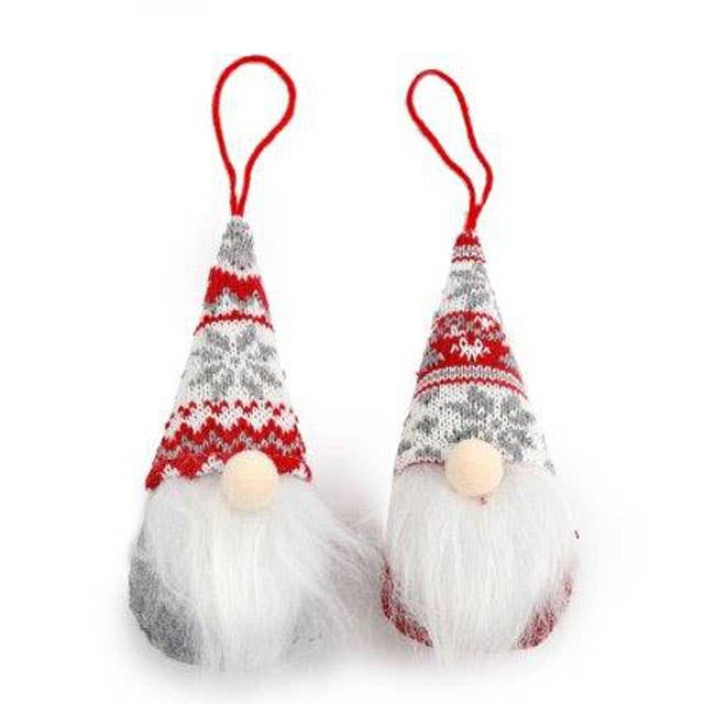 15cm Hanging Christmas Gnome Decoration Holiday Ornament