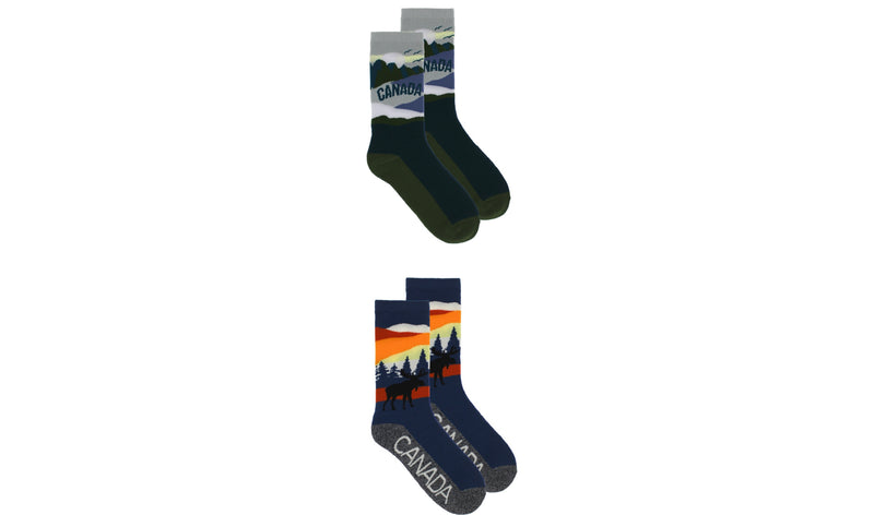 Great Northern Canada Men’s Full Terry Canada Socks